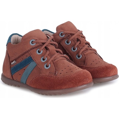 Emel kožené chlapecké šněrovací boty