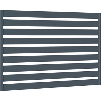 Kovový plot POLARGOS Safir Element 199 x 145 cm stavebnicové prevedenie grafit