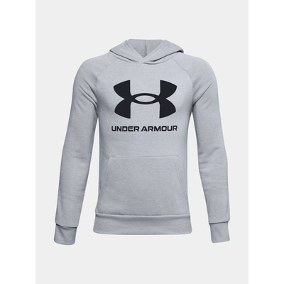 Under Armour Rival Fleece Hoodie šedá
