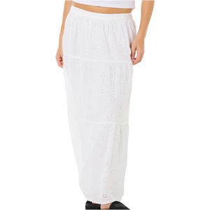 Rip Curl Дамска пола Rip Curl Women's Oasis Broderie Maxi Skirt - White (113-1196-0115)