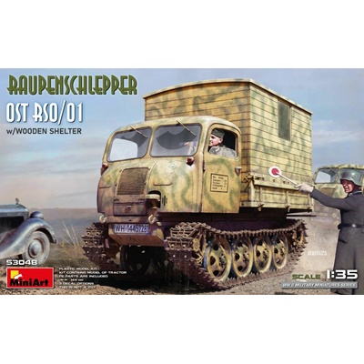 MiniArt Raupenschlepper Ost RSO/01 with Wooden Shelter 1:35