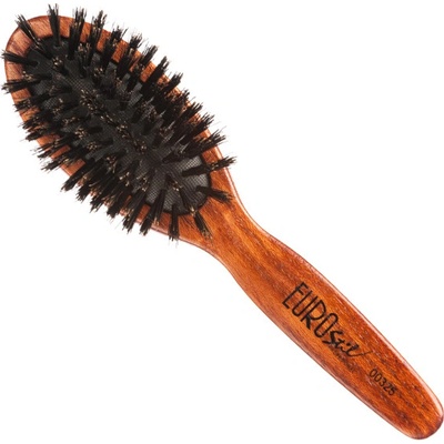 Eurostil Cushion Brush Wooden Boar kefy na rozčesávanie vlasov diviačie štetiny 00325 Small