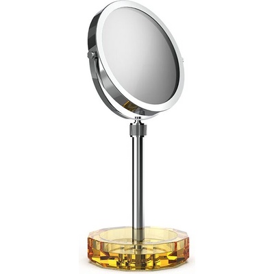 Decor Walther Козметично огледалце Kristall с жълта основа хром (0941781)