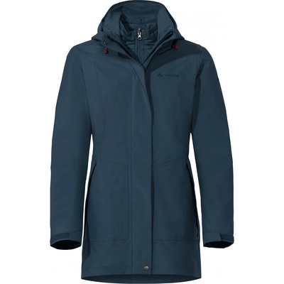 Vaude Дамско 3-в-1 яке Vaude Women's Idris 3in1 Parka III 3-in-1 jacket - Dark Sea - размер 36 (EU) (104-3107-0512)