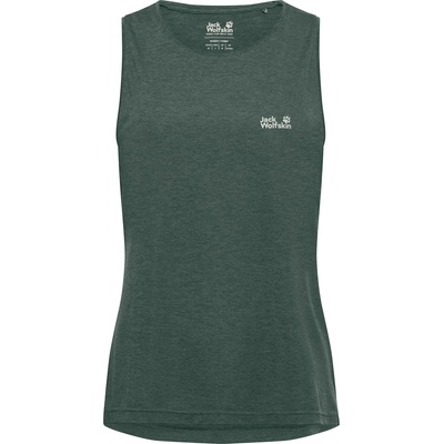 Jack Wolfskin Дамски потник с широка презрамка Jack Wolfskin Women's Wildtrail Tank Top - Sago Palm - размер XL (916-5838-0315)