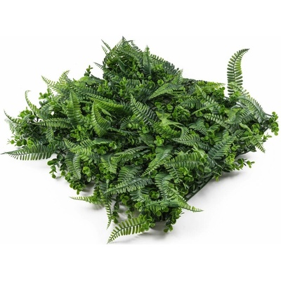 G21 Umelá zelená stena Listo Ferns, 50x50 cm, 1ks