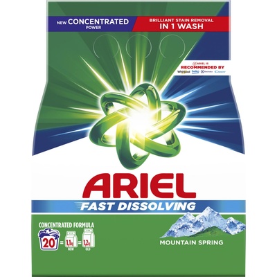 Ariel prací prášek Mountain Spring 20 PD 1,1 kg