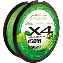 Shiro Šňůra X4 Green 150m 0,13mm 9,6kg