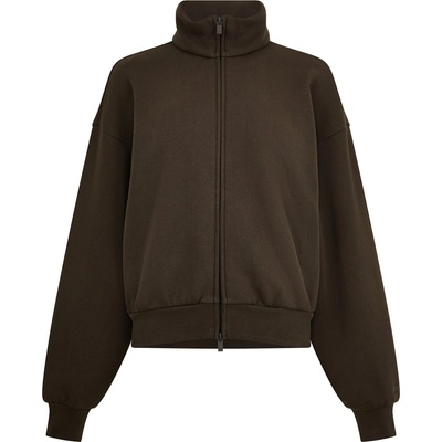 Fear of god essentials Поларено горнище с цип FEAR OF GOD ESSENTIALS Women's Full Zip Fleece - Black