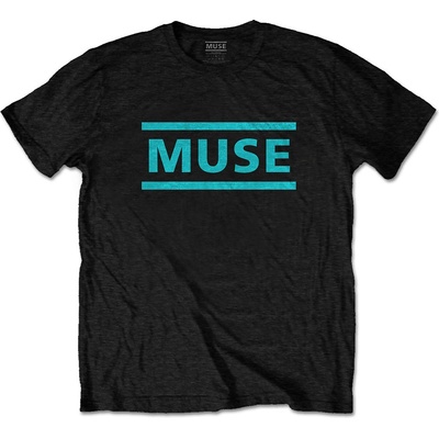 Muse tričko Light blue Logo čierne