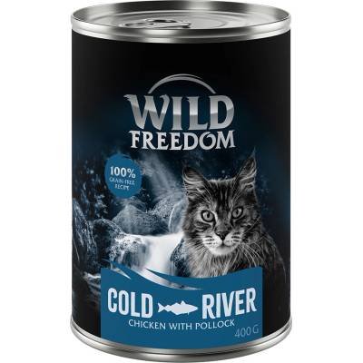 Wild Freedom Adult bez obilovin Cold River treska & kuřecí 6 x 0,4 kg
