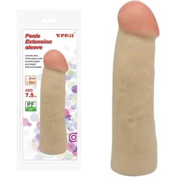 Image 1 of Пенис уголемител от кибер кожа, 22см. - Cyber Skin Sleeve No. 4 (CHARM00054)