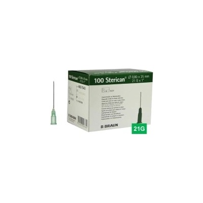 Sterican Injekční jehla KREV. 0,8 x 25 mm zelená 100 ks
