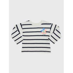 GAP Бебешка раирана тениска GAP GAP | Byal | Момичешки | 80