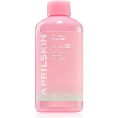 APRILSKIN Pink Aloe Vita Toner хидратиращ тоник за укрепване на кожната бариера 250ml