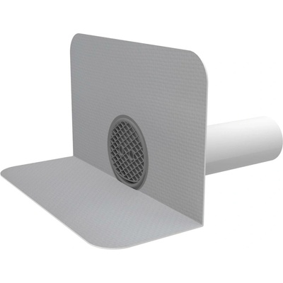 Balkónový chrlič s integrovaným PVC límcem o průměru 75 mm