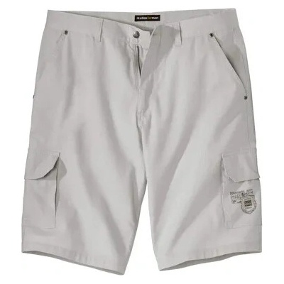 Atlas For Men Kapsáčové bermudy Safari Sivá