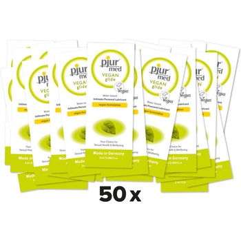 Image 1 of pjur med Vegan Glide 2ml 50 pack