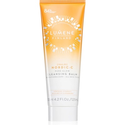Lumene Nordic-C [VALO] Pure Glow балсам за почистване и премахване на грим 125ml