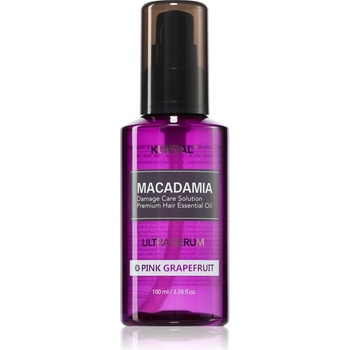 KUNDAL Macadamia Ultra Serum Pink Grapefruit регенериращ серум за масло за увредена коса 100ml