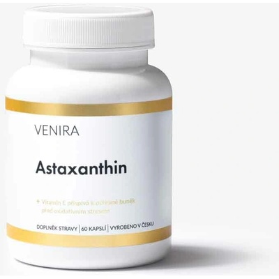 Venira Astaxantín prírodný antioxidant 60 kapsúl