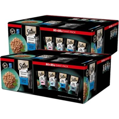 SHEBA Delicacy Rybne Smaki sáčky 160x85 g