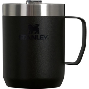 STANLEY Черна термочаша от неръждаема стомана 230 ml Stay-Hot Camp Mug Black - Stanley (100000107975)
