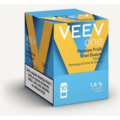 VEEV ONE náplň Passion Fruit, Kiwi, Guava 20 mg 10ks