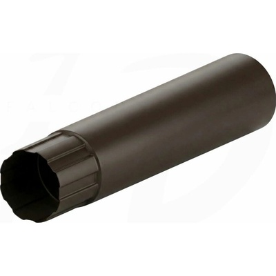 Krop Zvodová rúra oceľový Ø 90 mm 3 m RAL 8019 Orieškovo hnedá
