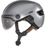 ABUS Каска за велосипед ABUS Hud-Y Bike helmet - Gleam Silver - размер M 54-58 cm (851-1161-1012)