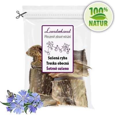 Lunderland Sušená ryba treska řezaná 500 g
