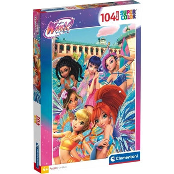 Clementoni Пъзел Clementoni от 104 макси части - Феите от Уинкс Клуб (23004)