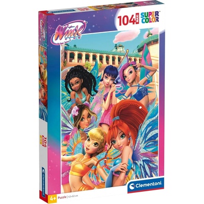 Clementoni Пъзел Clementoni от 104 макси части - Феите от Уинкс Клуб (23004)