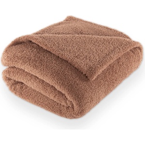 Tiseco Home Studio Кафяво одеяло от микроплюш 150x200 cm Cocoon - Tiseco Home Studio (3680BROWN)
