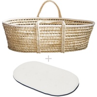 Ahojbaby Mojžišov košík pre bábätko Corn Natural + matrac
