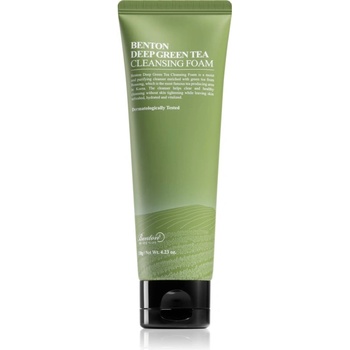 Benton Cosmetic Deep Green Tea хидратираща почистваща пяна със зелен чай 120 гр
