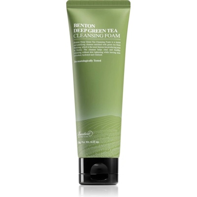 Benton Cosmetic Deep Green Tea хидратираща почистваща пяна със зелен чай 120 гр