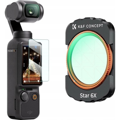 Kf Filtr Lens Magnetic Star Star Star 6x pro DJI Osmo Pocket 3 / Kf01.2701