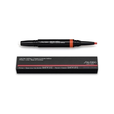 Shiseido LipLiner InkDuo rúž a kontúrovacia ceruzka na pery s balzamom 05 Geranium 1,1 g