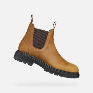 Geox Светлокафява мъжка боса обувка Geox Spherica Ec7 B Geox | Kafyav | МЪЖЕ | 39
