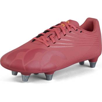 Canterbury Юношески ръгби обувки Canterbury Stampede Groundbreak Team Junior Soft Ground Rugby Boots - Red/Ornge/Ylw