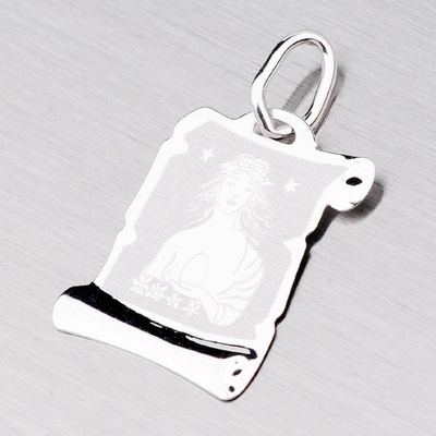 Zlatý přívěsek Panna 2-281-06