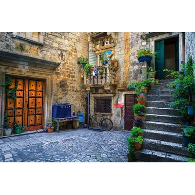 DIMEX ART Флизелинов фототапет стара каменна къща 375 x 250 см