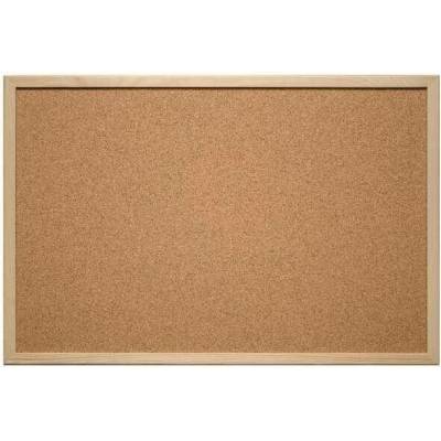 PALA Korková tabule Eurosupplies 90 x 60 cm hnědá