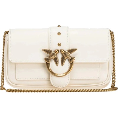 Pinko dámska kožená crossbody kabelka 100061 A0F1 Z14Q
