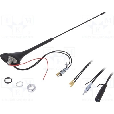 PER.PIC. A00022.C-05 Anténa; střešní,automobilová; 0,41m; 25dBi; AM,DAB,FM; 5m; černá – Zboží Živě