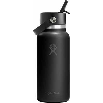 Hydro Flask termolahev 32 Oz Wide Flex Straw Cap 946 ml černá
