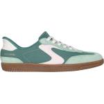 Skechers Дамски маратонки Skechers Duraleather & Suede Overlay Bungee Low-Top Trainers Womens - Mint