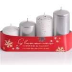 Bartek Candles Свещ Bartek гламурна микс 40/55-70-85-100 сребърна