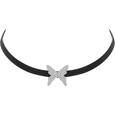 Jay Choker náhrdelník motýl, zirkon JAY-9030-ZS56147 Černá